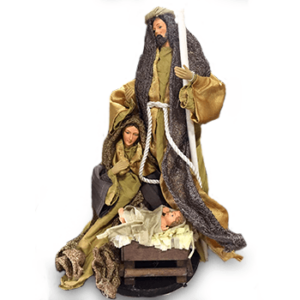 Nacimiento 3 Figuras Tela