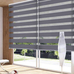 Estor Duolux Plata 100X250Cm