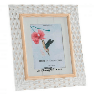 Marco Foto Madera 10X15 Blanco