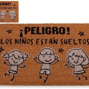 Felpudo Coco 40X60Cm Peligro