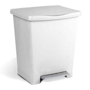 Cubo Pedal Millenium Blanco