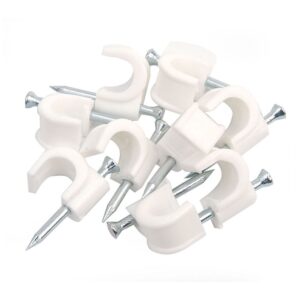 10 GRAPAS CABLE REDONDO N.10 BLANCO