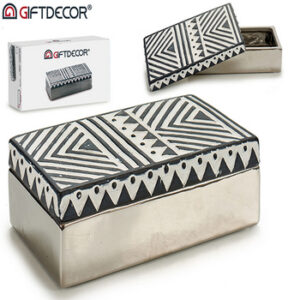 Joyero Cerámica Rectangular Rombos