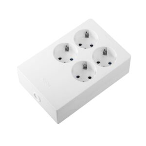 BASE MULTIFIX 4 TOMAS CUADRADA BLANCA