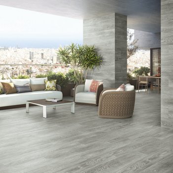 PAVIMENTO KIMBERLEY GREY 20X114 PORCELANICO RECTIFICADO