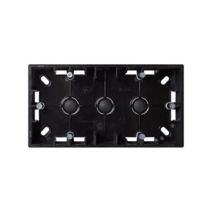 CAJA DOBLE DE SUPERFICIE GRAFITO