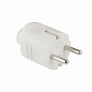 CLAVIJA CON SALIDA RECTA Y TT LATERAL 16A 250V BLA