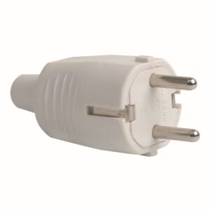 CLAVIJA GOMA 16A 230V BLANCO