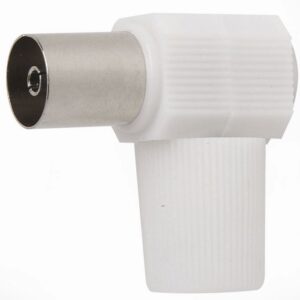 CONECTOR HEMBRA ACODADO CABLE TV