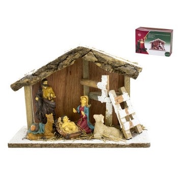 PORTAL CON NACIMIENTO 5 FIGURAS