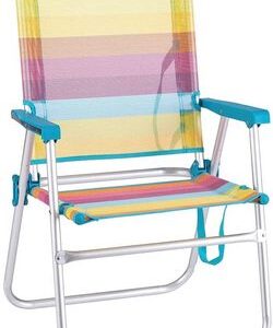 SILLA FIJA .ALU/TEXT RAINBOW 57X50X88 CM