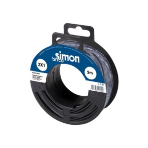 MANGUERA REDONDA H05VV-F 2X1 NEGRO 5M