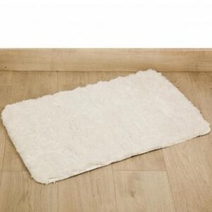 ALFOMBRA ALGODÓN-POLIESTER BLANCA