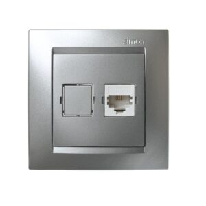 TOMA TELEFONO Y RJ11 ALUMINIO  F1590480026