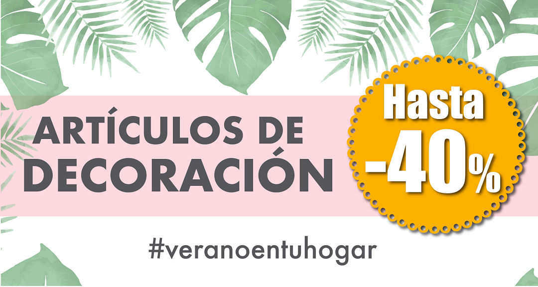 artículos decoración verano en tu hogar