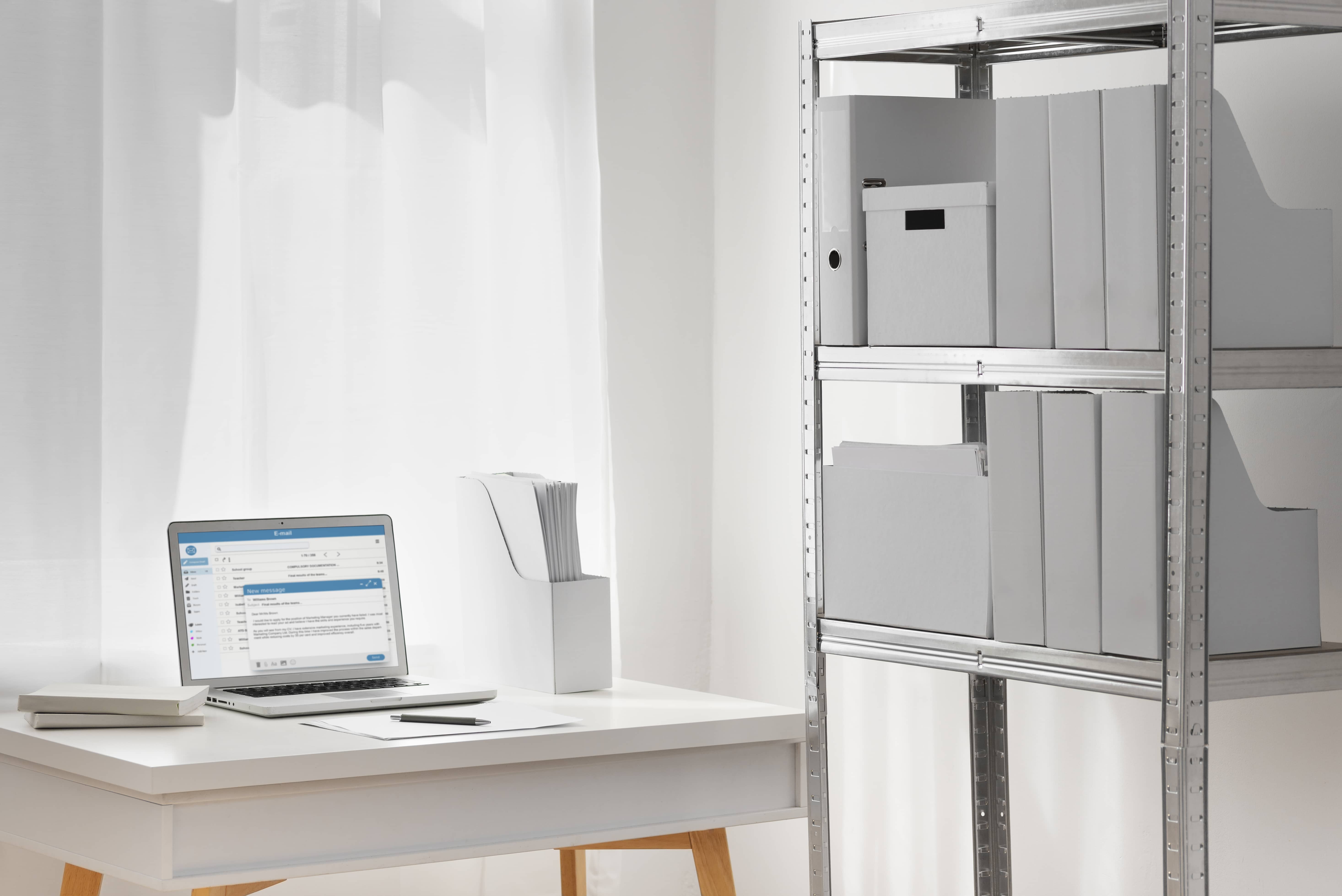 Carpetas de documentos organizados