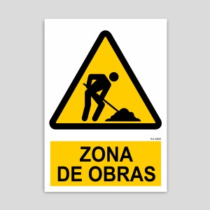 CARTEL OBRA PEQUEÑO 297 X 210 DIN A-4
