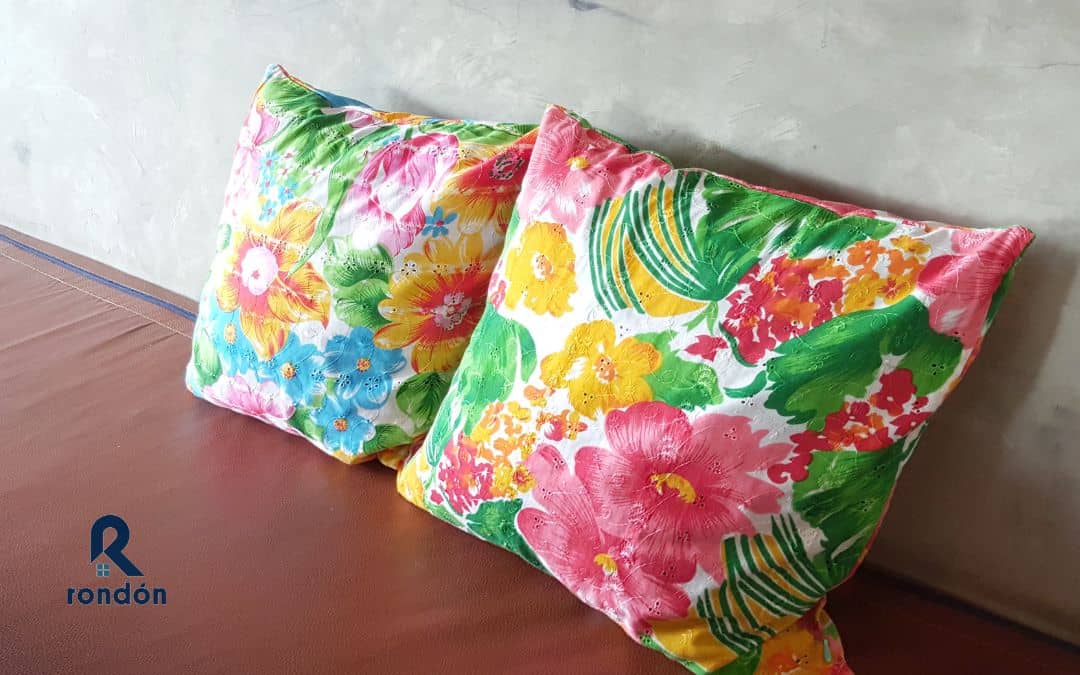 cojines estampados