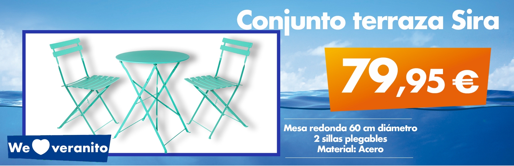 conjunto terraza sira veranito