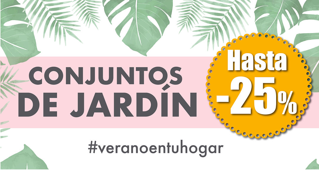 conjuntos jardín verano en tu hogar