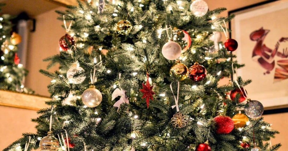 Mantenimiento para el árbol de navidad.