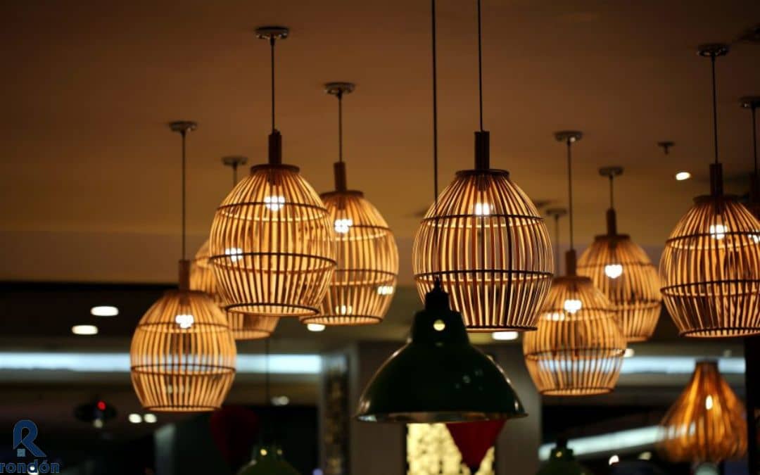 Variedad de lámparas de techo