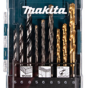 MAKITA ESTUCHE BROCA MADERA METAL LADRILLO D-71962