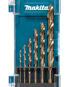 MAKITA ESTUCHE 6 BROCAS HSS-CO METAL  D-75758