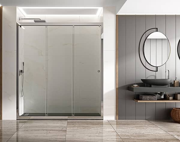 Estilo de mamparas para el baño