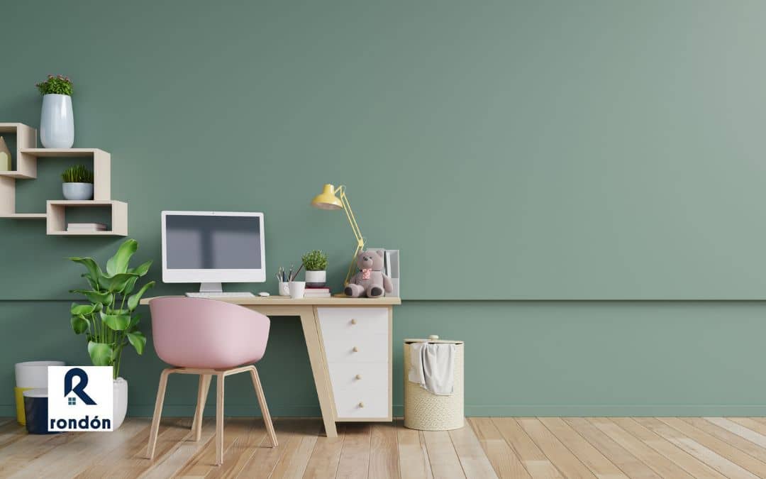 Montar el rincón de teletrabajo en zona de paso