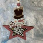 Muñeco de nieve para el árbol