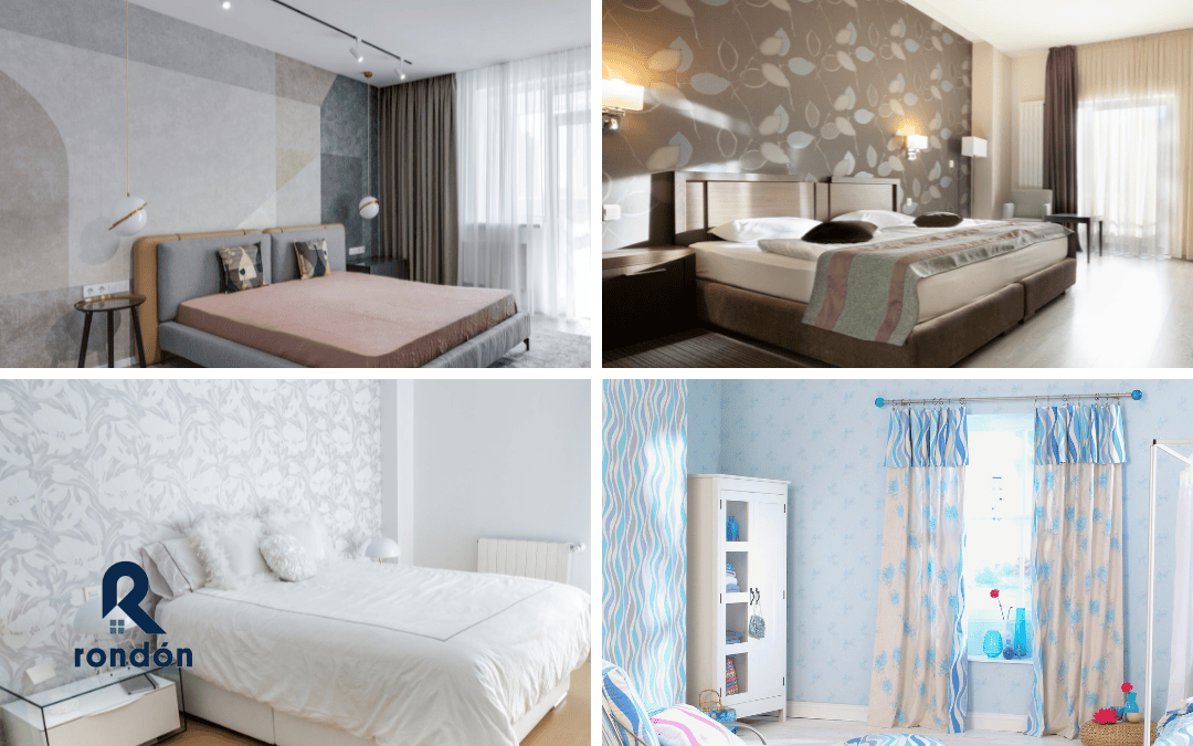 papel de pared pintado