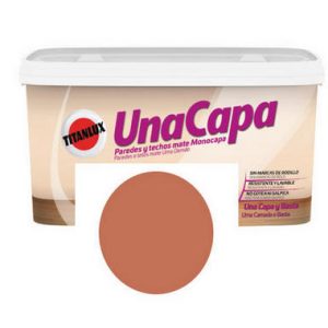 TITAN UNA CAPA ROJO TEJA 5 L