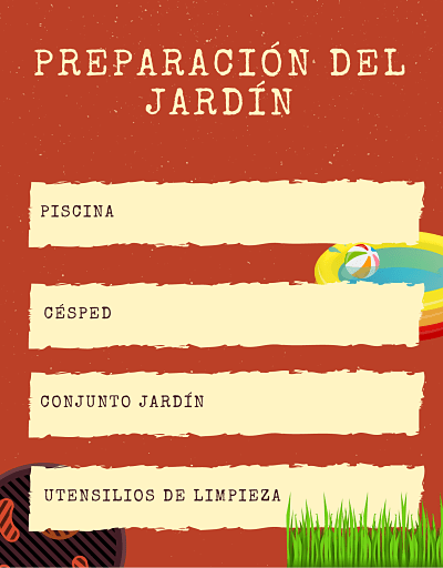 Preparación del Jardín