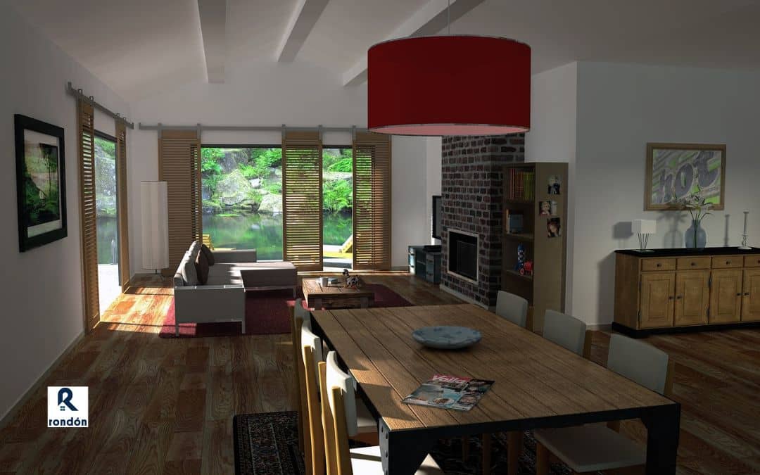 Salón comedor open concept