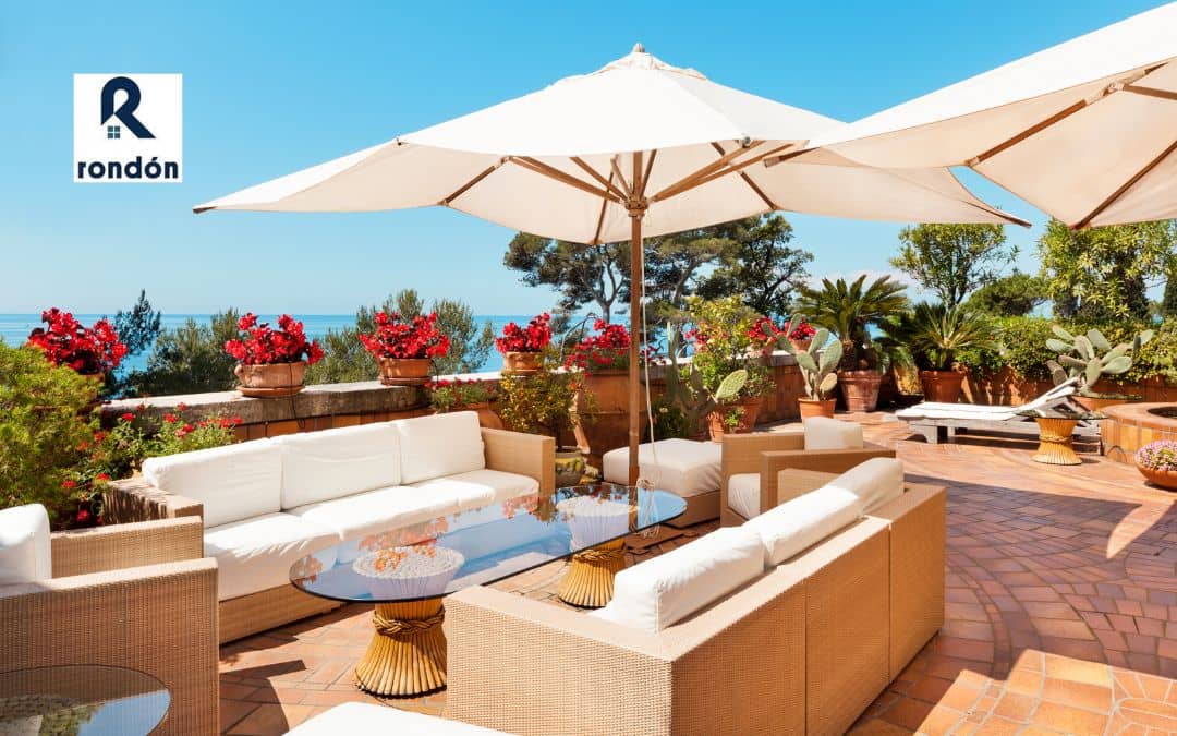 Zona de descanso en tu jardín o terraza