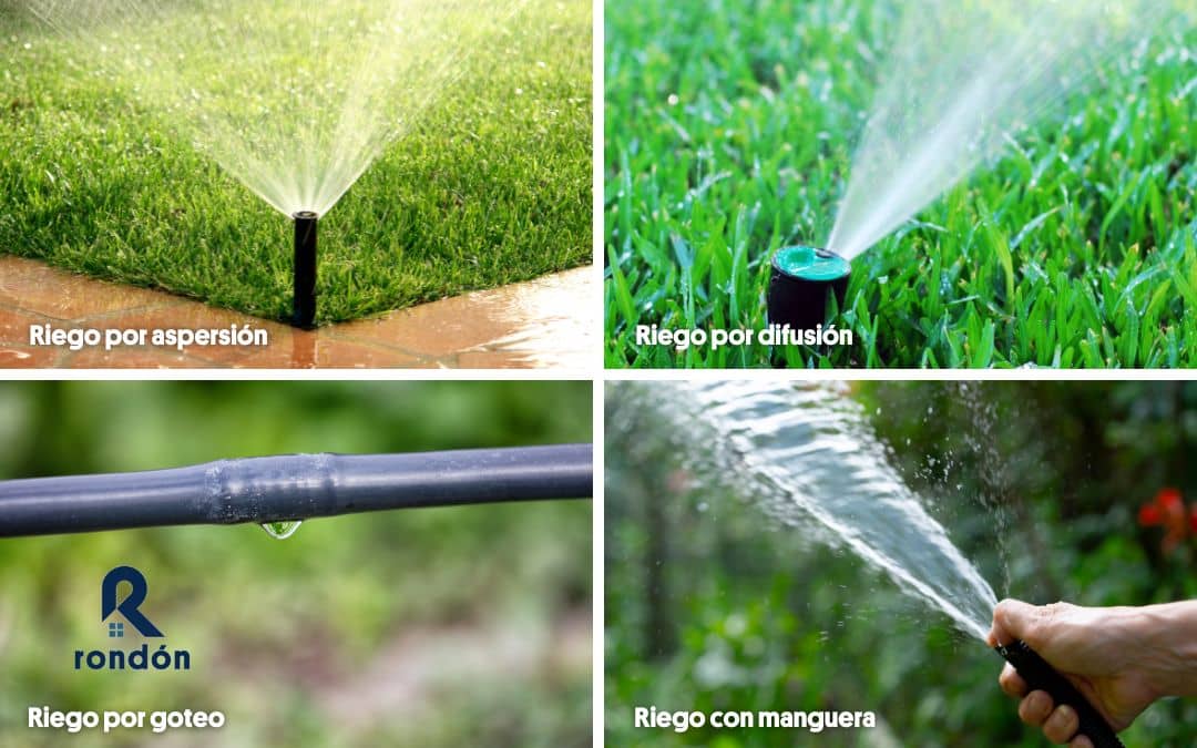 Tipos de riegos de jardín más comunes
