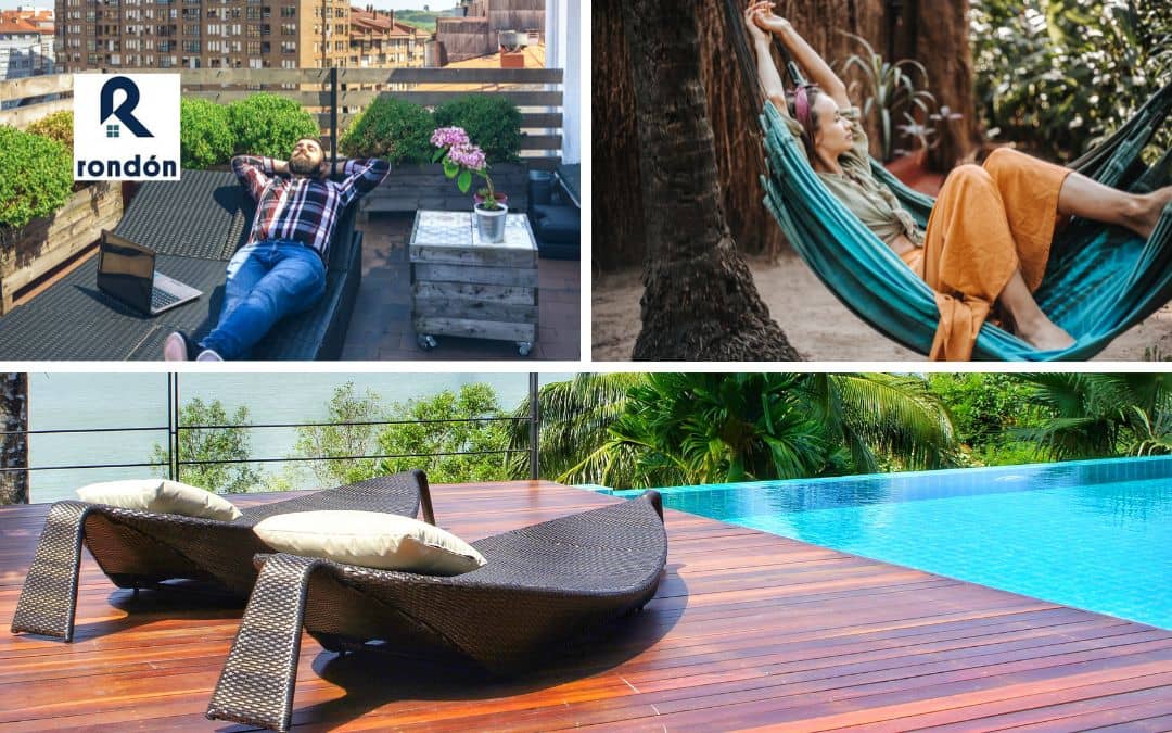 Tumbonas de descanso para tu chill out en tu jardín o terraza