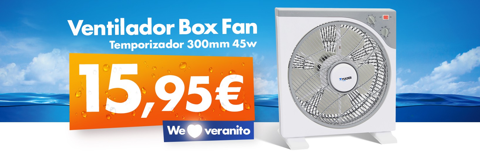 ventilador temporizador veranito